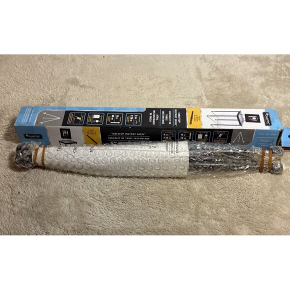 Quartet Tabletop Instant Easel Adjustable 14" Non-Skid Black Folding Design - Picture 6 of 6